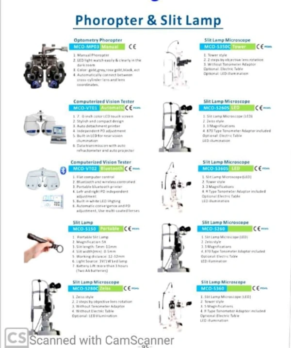 Phoropter & Slit Lamp